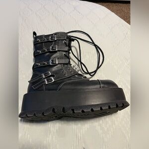 Demonia Black Platform Boots